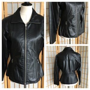 Wilson’s Maxima Black Leather Jacket SZ M